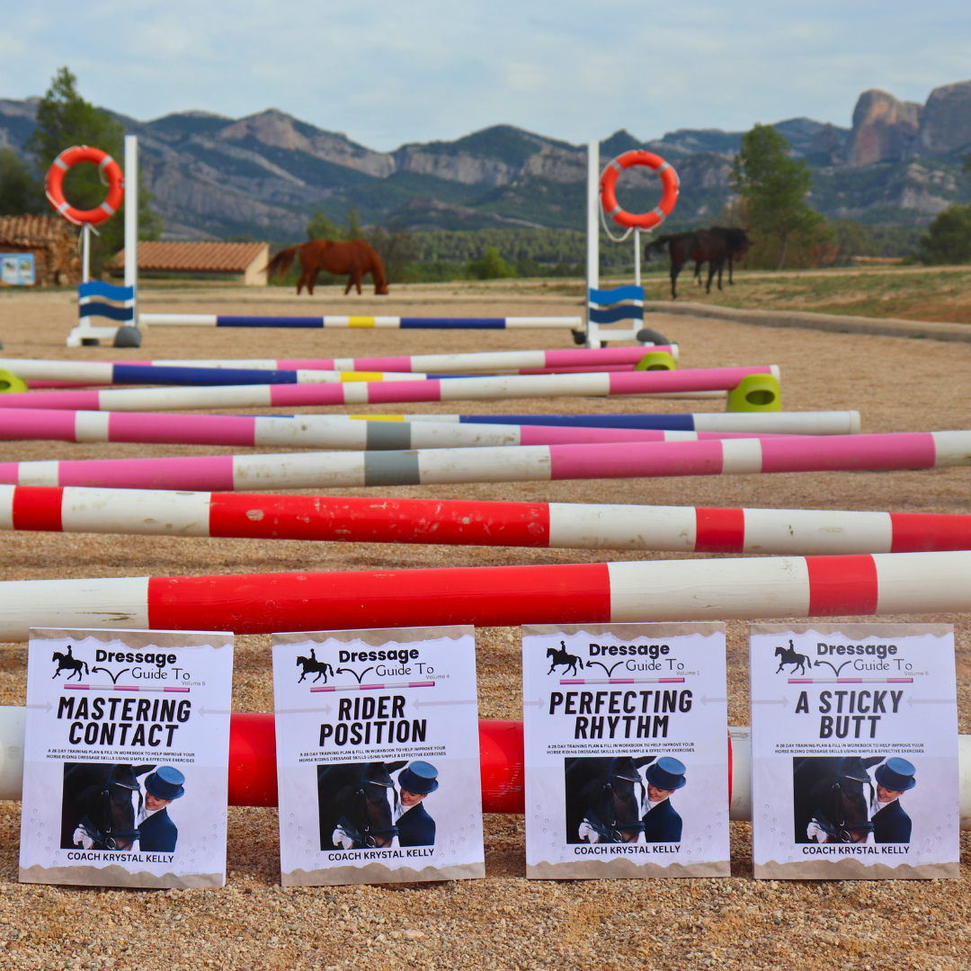 Four Dressage Guide Training Books