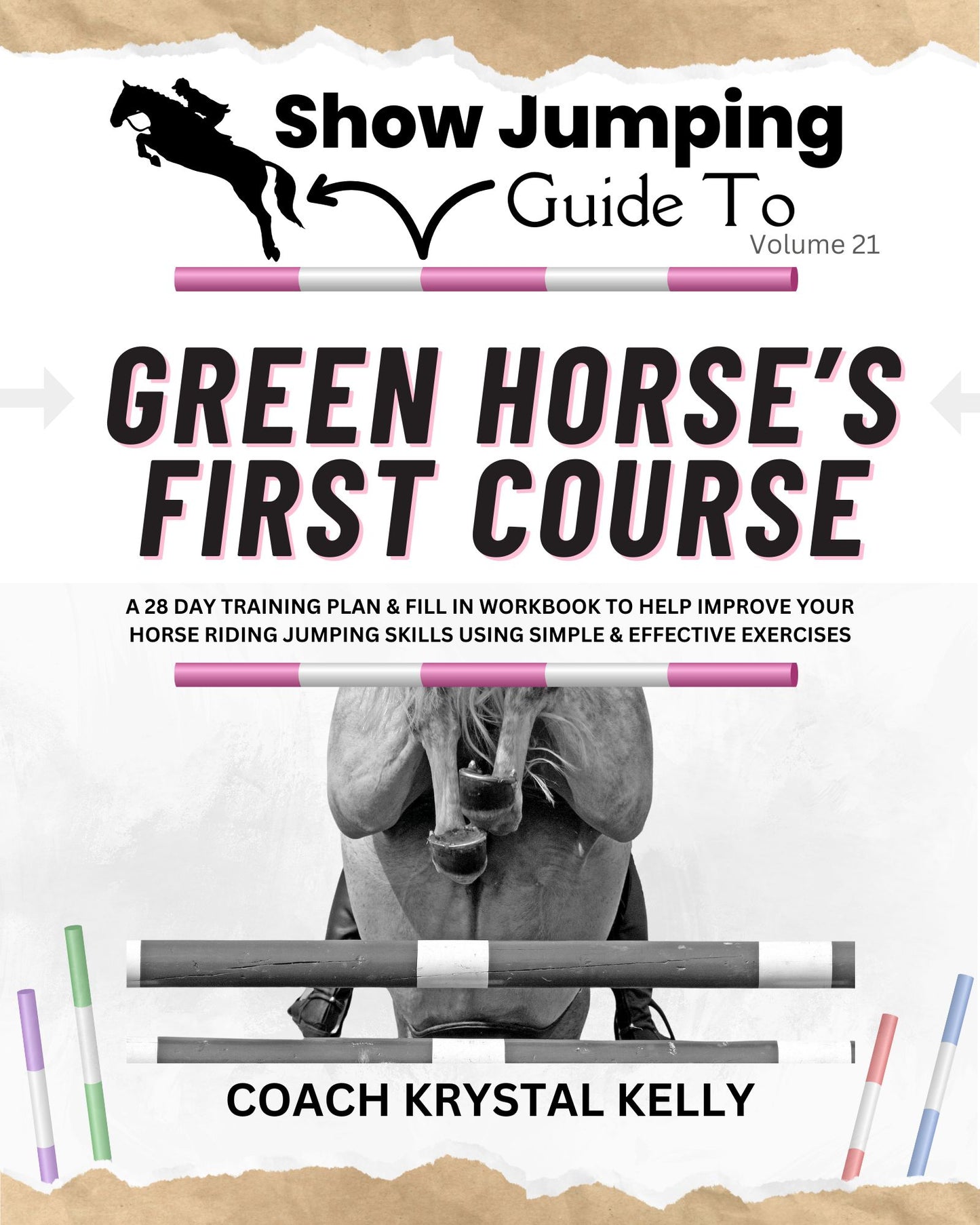 Show Jumping Guide to Green Horse's First Course (Vol. 21) Front Cover