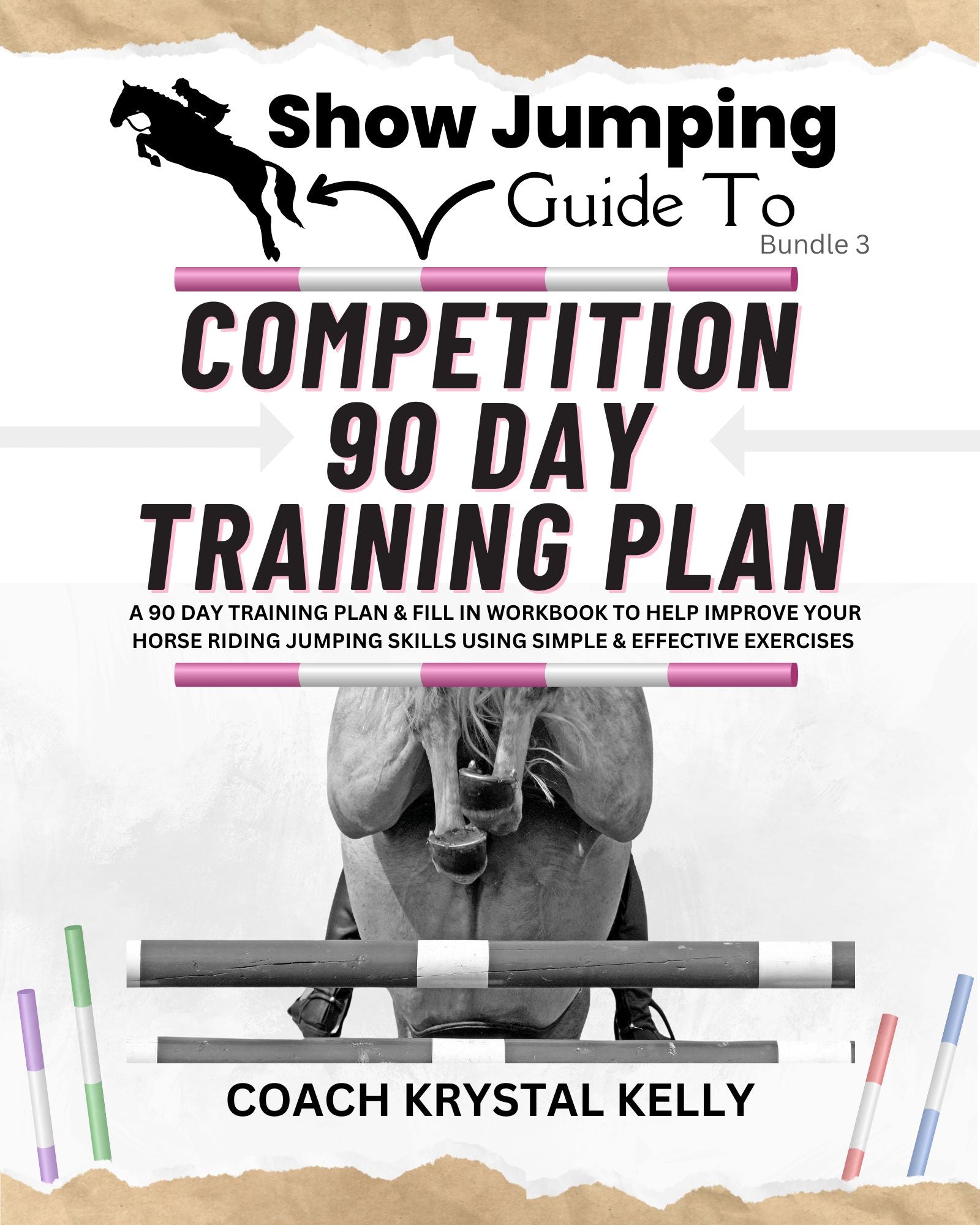 Competition 90 Day Training Plan 3 Book Bundle By Coach Krystal Kelly