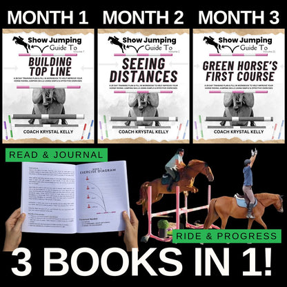 Young Horse 90 Day Training Plan 3 Book Bundle