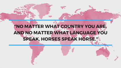 Speaking the Horse Language Online Course: Horsemanship